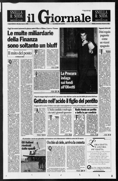 Il giornale : quotidiano del mattino